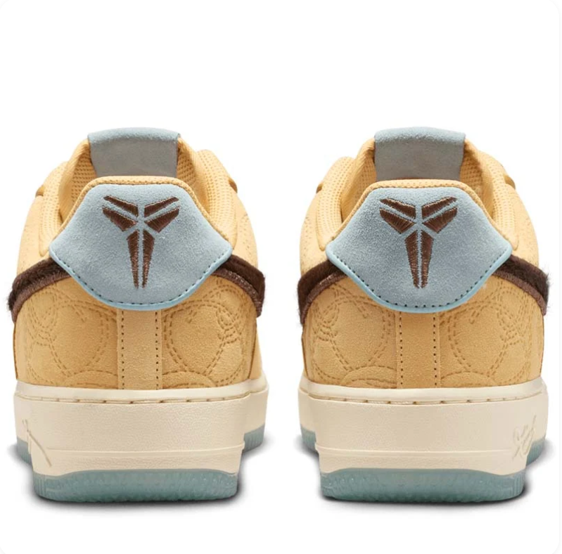 Nike Air Force 1 Low – Wheat / Flax / Dark Brown / Glacier Blue (Signature Edition)