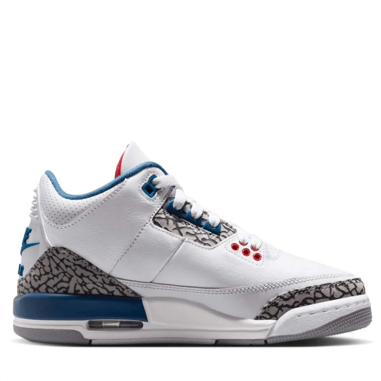 Air Jordan 3 Retro – White / True Blue / Cement Grey / Fire Red