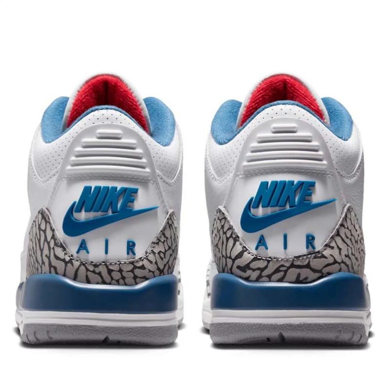 Air Jordan 3 Retro – White / True Blue / Cement Grey / Fire Red