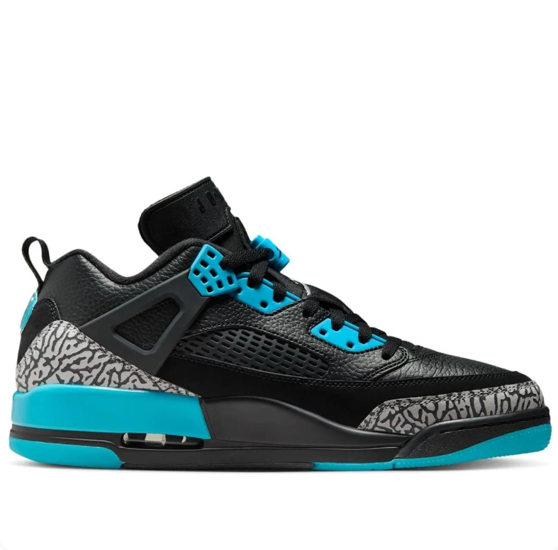 Jordan Spizike Low – Black / Teal / Cement Grey