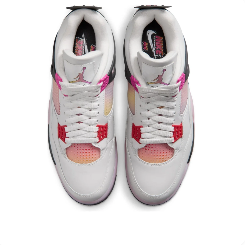 Air Jordan 4 Retro – White / Fuchsia / Pink Foam / Crimson