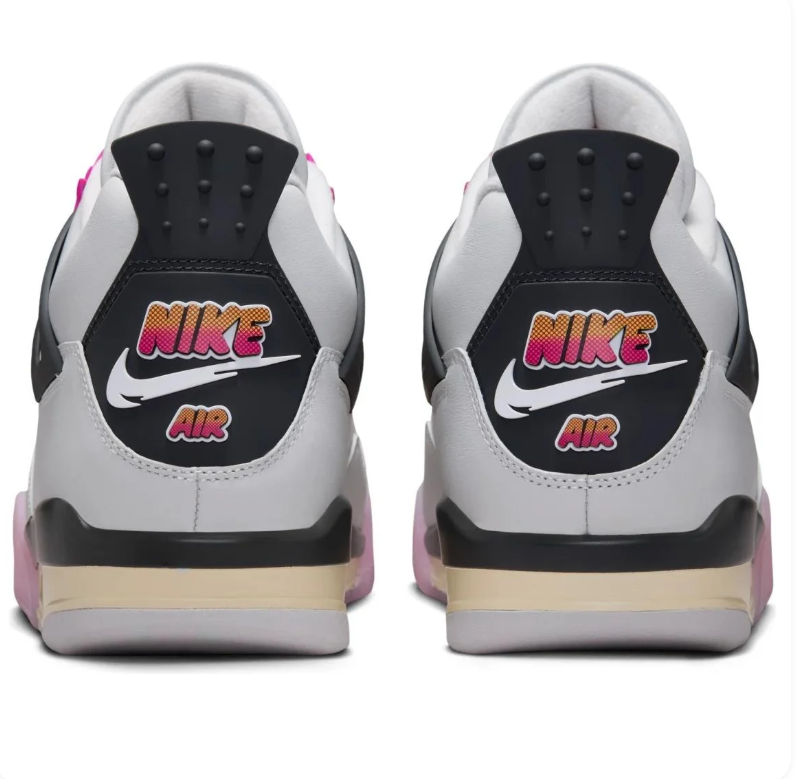 Air Jordan 4 Retro – White / Fuchsia / Pink Foam / Crimson