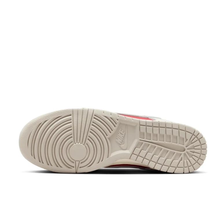 Nike Dunk Low – Sail / Light Bone / Varsity Red