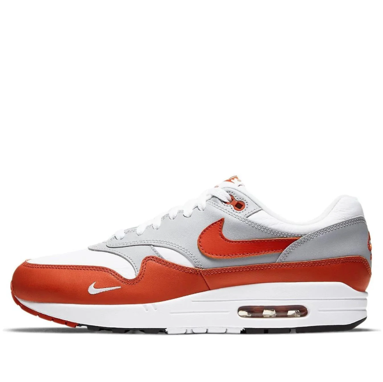 Nike Air Max 1 – White / Martian Sunrise / Wolf Grey (OG Colorway)