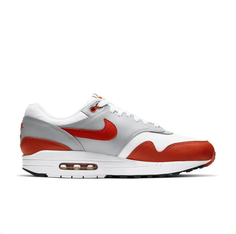 Nike Air Max 1 – White / Martian Sunrise / Wolf Grey (OG Colorway)