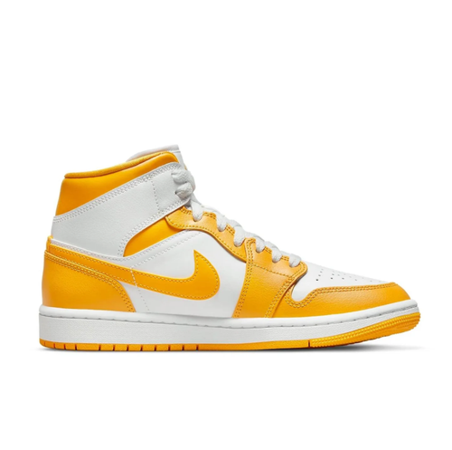 Air Jordan 1 Mid – White / Taxi Yellow / Sail