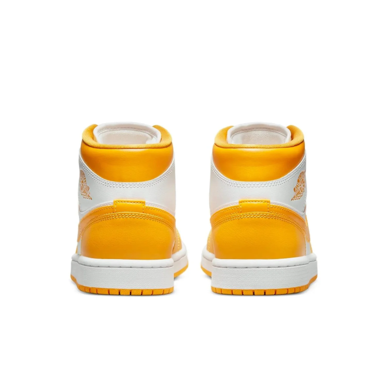 Air Jordan 1 Mid – White / Taxi Yellow / Sail