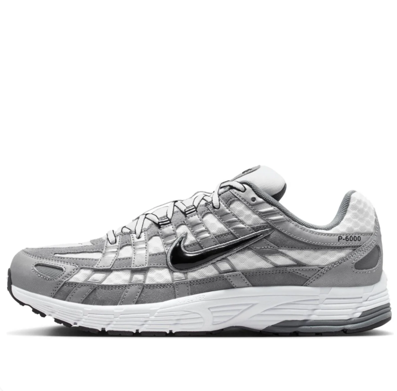 Nike P-6000 – Wolf Grey / Pure Platinum / Black (Reflective Silver)