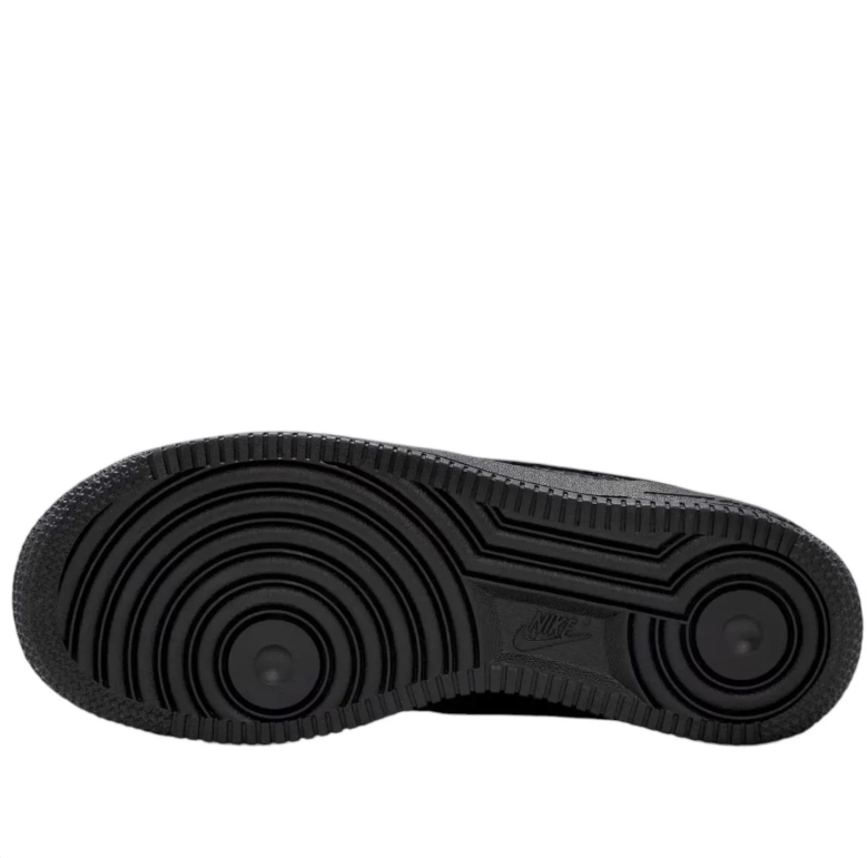 Nike Air Force 1 Low – Triple Black / Snakeskin Embossed