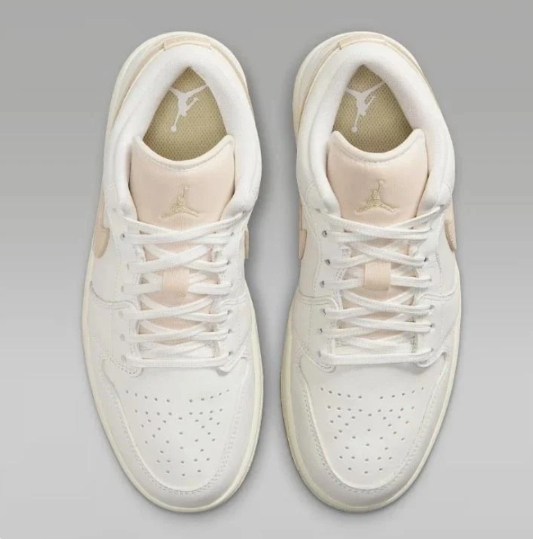 Air Jordan 1 Low – Sail / Cream / Gum Light Brown
