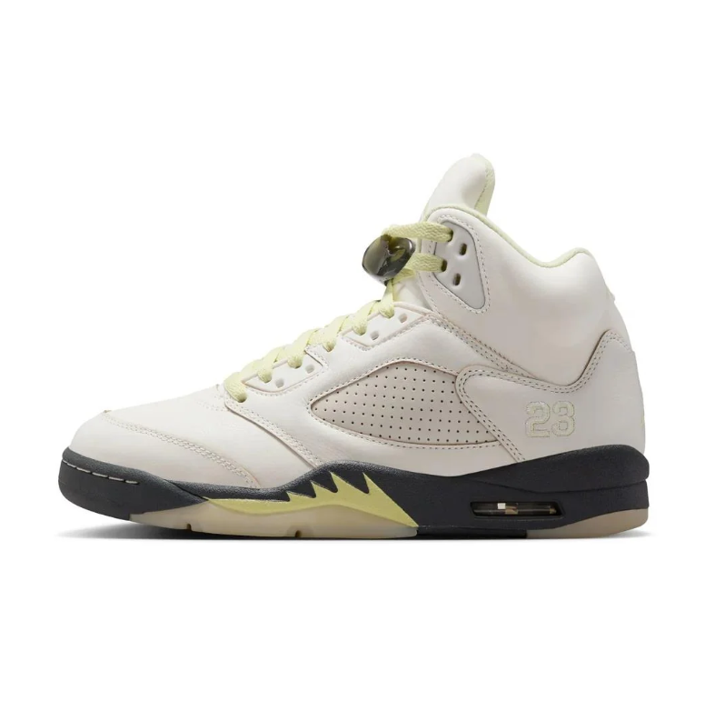 Air Jordan 5 Retro – Sail / Medium Olive / Dark Charcoal