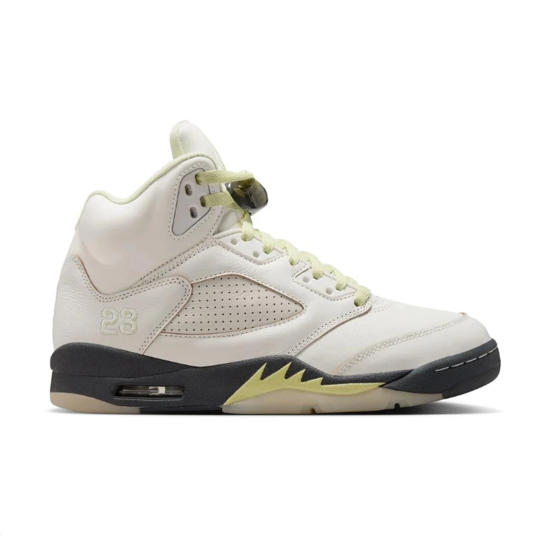 Air Jordan 5 Retro – Sail / Medium Olive / Dark Charcoal