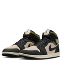 Air Jordan 1 Mid – Black / Medium Olive / Sand