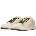 Air Jordan 1 Low – Sail / Washed Pink / Olive