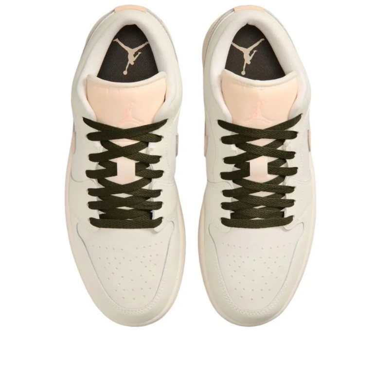 Air Jordan 1 Low – Sail / Washed Pink / Olive