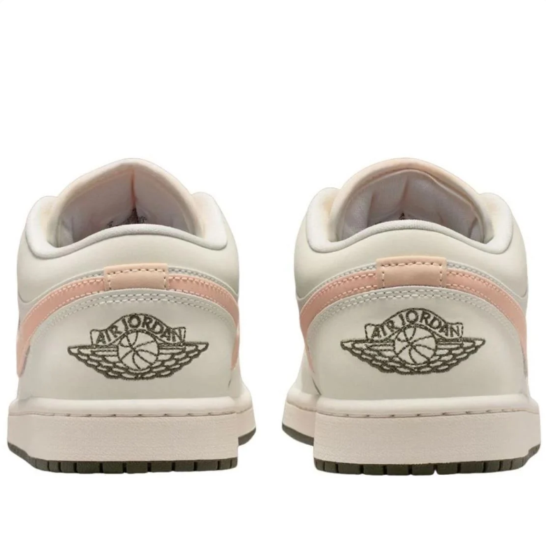 Air Jordan 1 Low – Sail / Washed Pink / Olive
