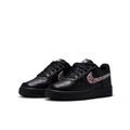 Nike Air Force 1 Low – Black / Leopard Print Swoosh