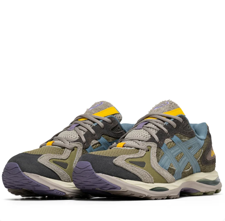 ASICS GEL-Terrain – Olive / Steel Blue / Yellow